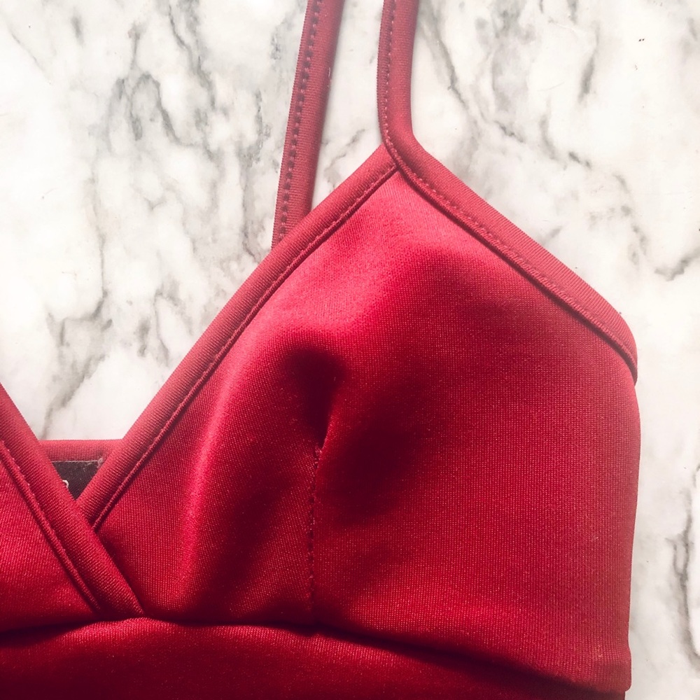Red Crop Top - Picture 3 of 3